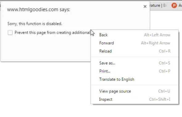 how to enable right click on website that have disabled it