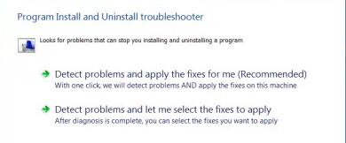 microsoft install and uninstall troubleshooter