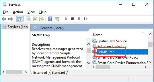 snmp trap service