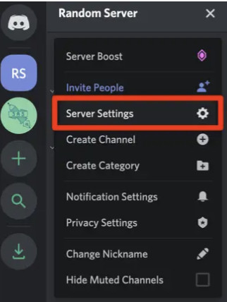 server setting