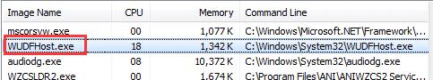 windows driver foundation high cpu