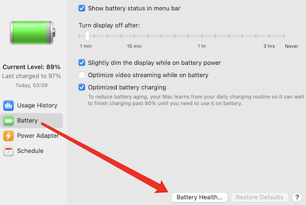 battery health mac