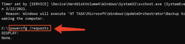 powercfg requests