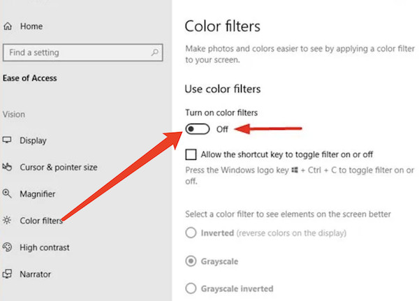 use color filters