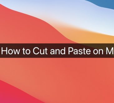 how to cut and paste on mac