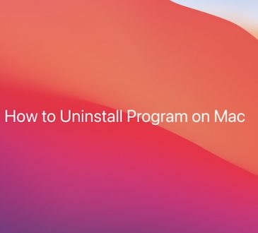 how to uninstall programs on mac