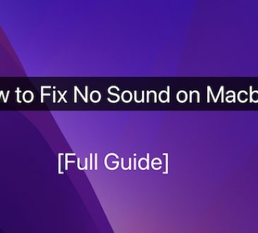 no sound on mac