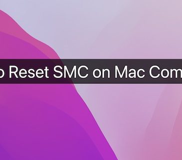 how to reset smc on mac
