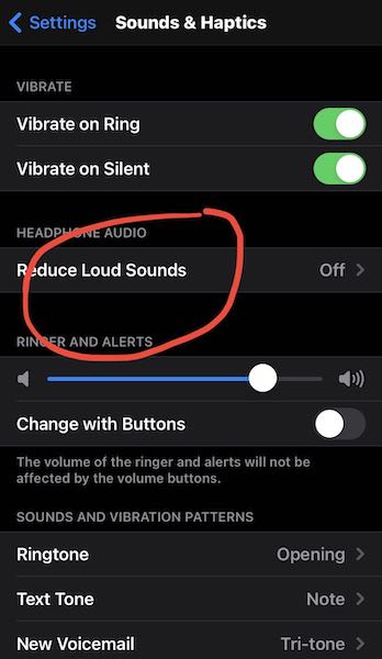 sound and haptics on iphone