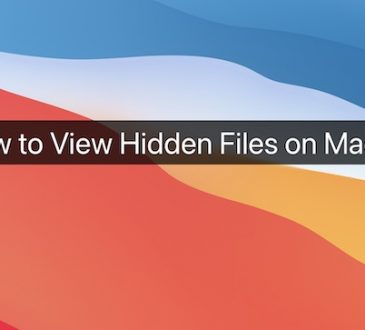 how to view hidden files on mac