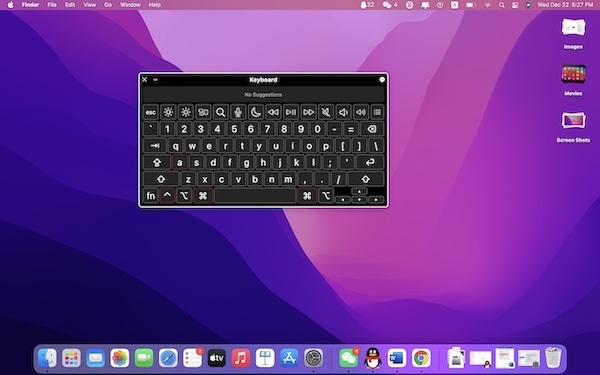 show mac on screen keyboard