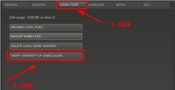 verify game file on steam