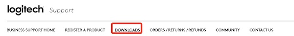 logitech support downloads