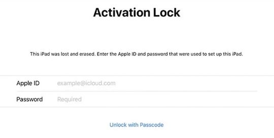 how to remove activation lock mac iphone ipad