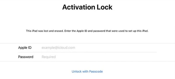 how to remove activation lock mac iphone ipad