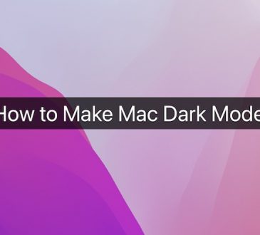 mac dark mode