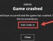 minecraft game crashed exit code 0