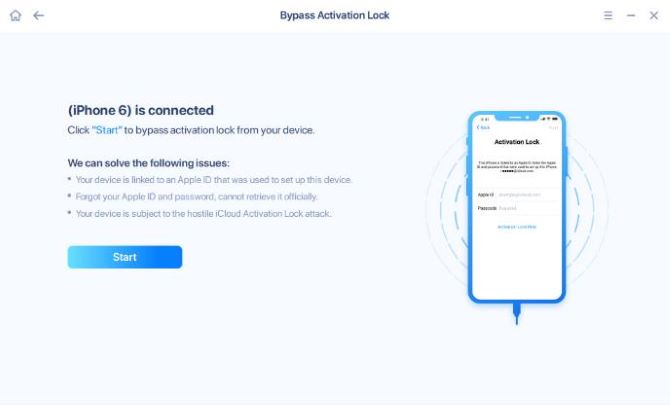 mobiunlock bypass activation lock start