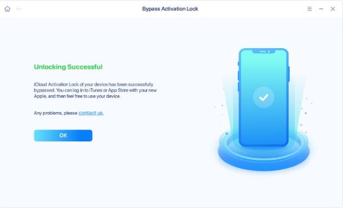 mobiunlock bypass activation lock unlocking successful