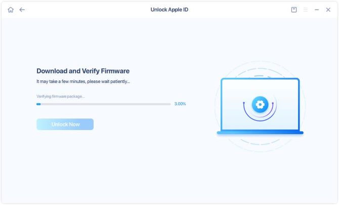 mobiunlock unlock apple id download and verify firmware