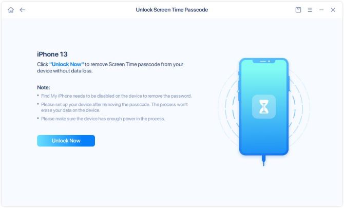 mobiunlock unlock screen time passcode unlock now