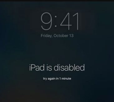 Unlock Disabled iPad