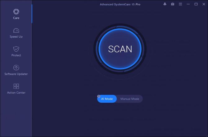 advanced system care 15 ai mode