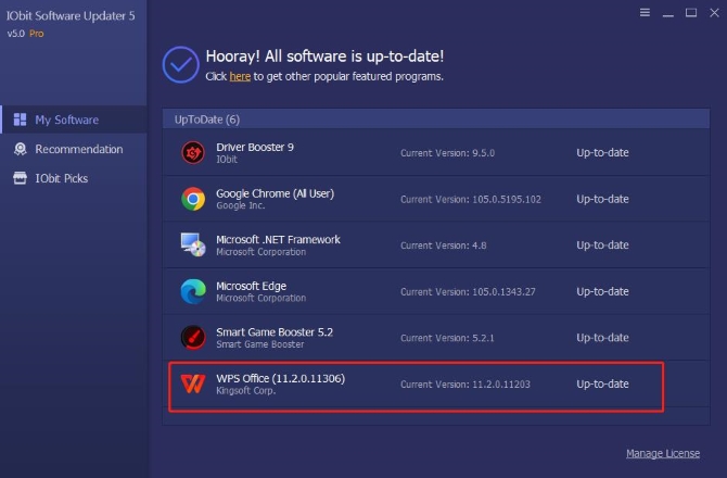 iobit software updater software update list updated