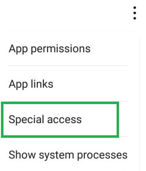 message blocking click special accecss