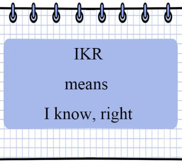 what does ikr mean