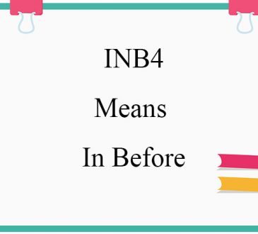 what does inb4 mean