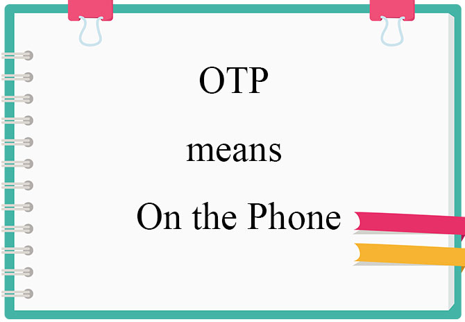 what does otp mean