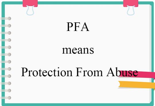 what does pfa mean