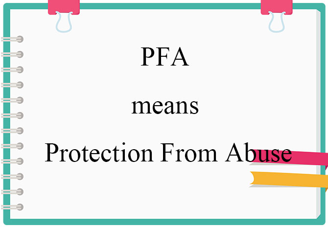what does pfa mean