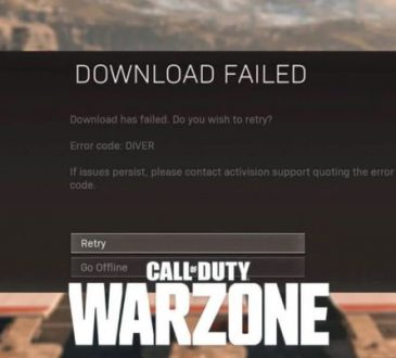 error code diver warzone home page