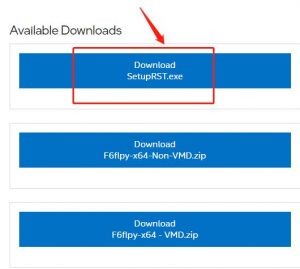 intel rst drivers windows 11