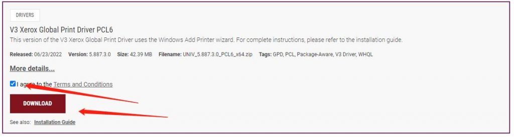 V3 Xerox Global Print Driver PCL6