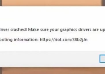 valorant graphics driver crashed