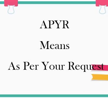 what does apyr mean