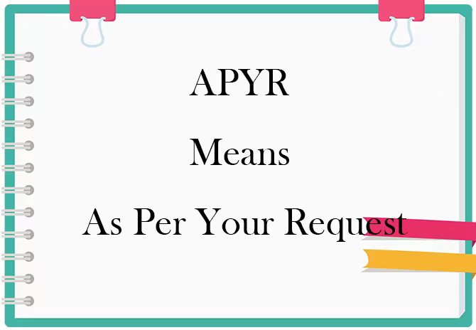 what does apyr mean