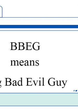 what does bbeg mean