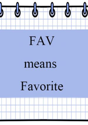 what does fav mean