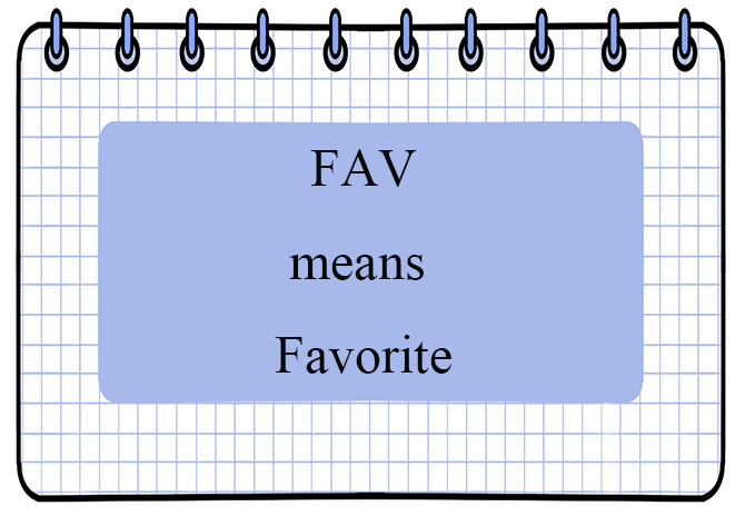 what does fav mean