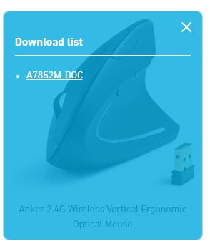 anker mouse driver documents