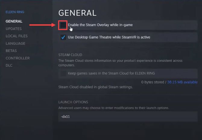 elden ring stutter turn off steam overlay