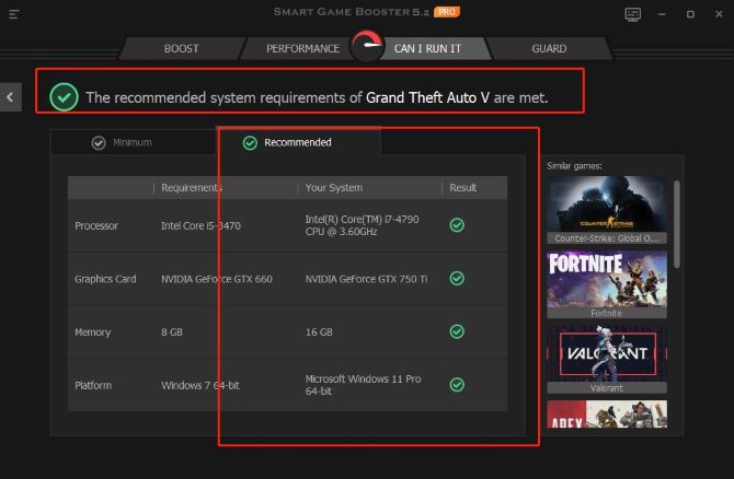 gta 5 system requirements compare recommended system requirements
