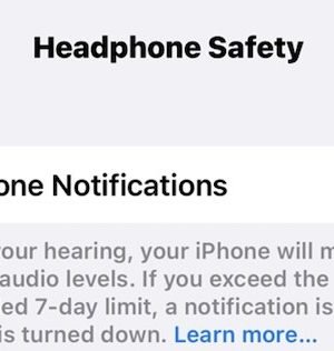 how to turn off headphone safety