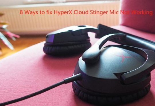 hyperx cloud stinger microphone not working