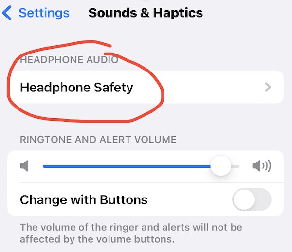 iphone headphone safety