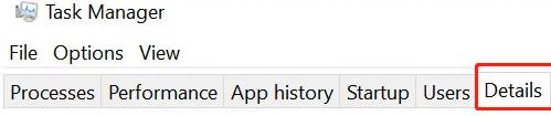 task manager click details